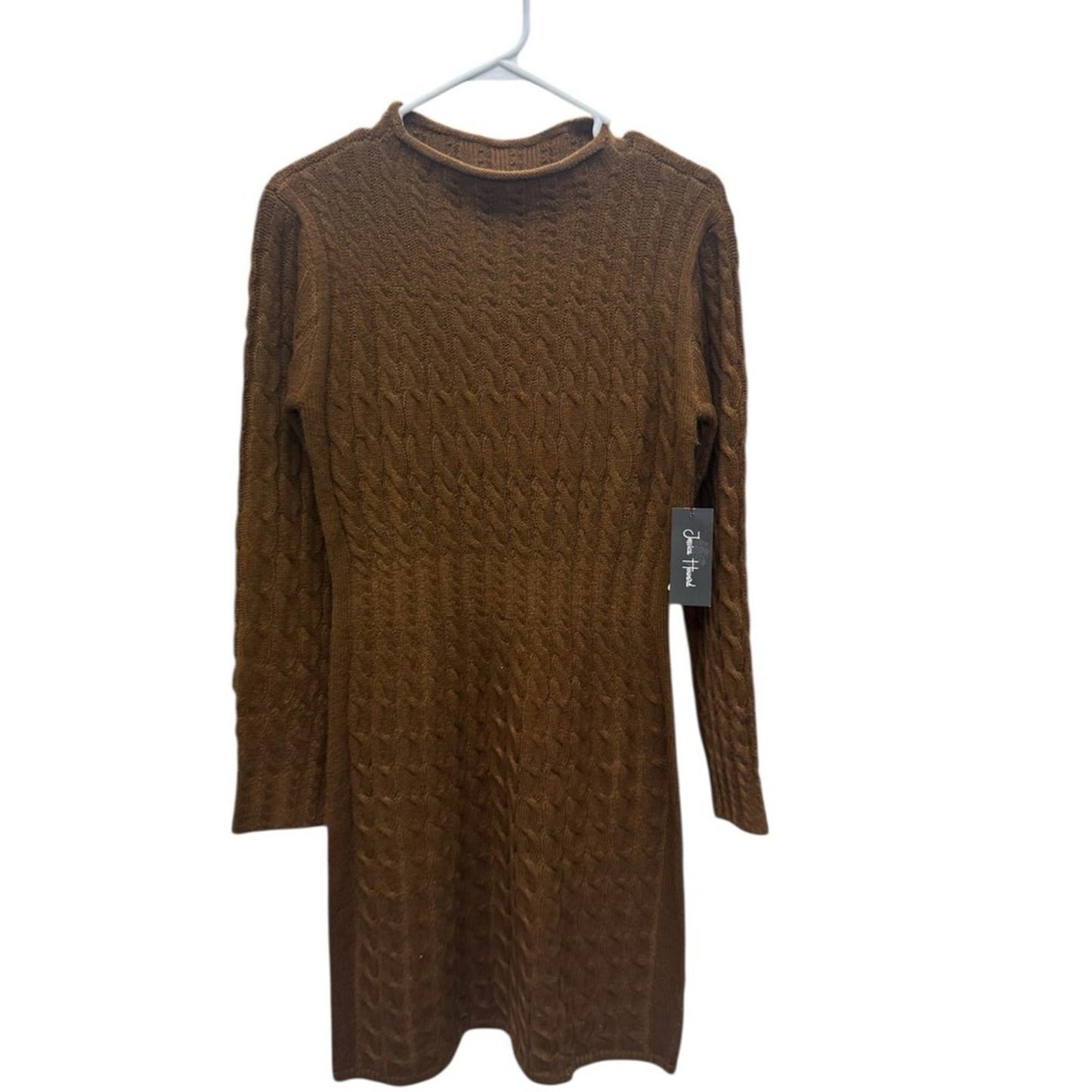 Jessica Howard Brown Long Sleeve Dress