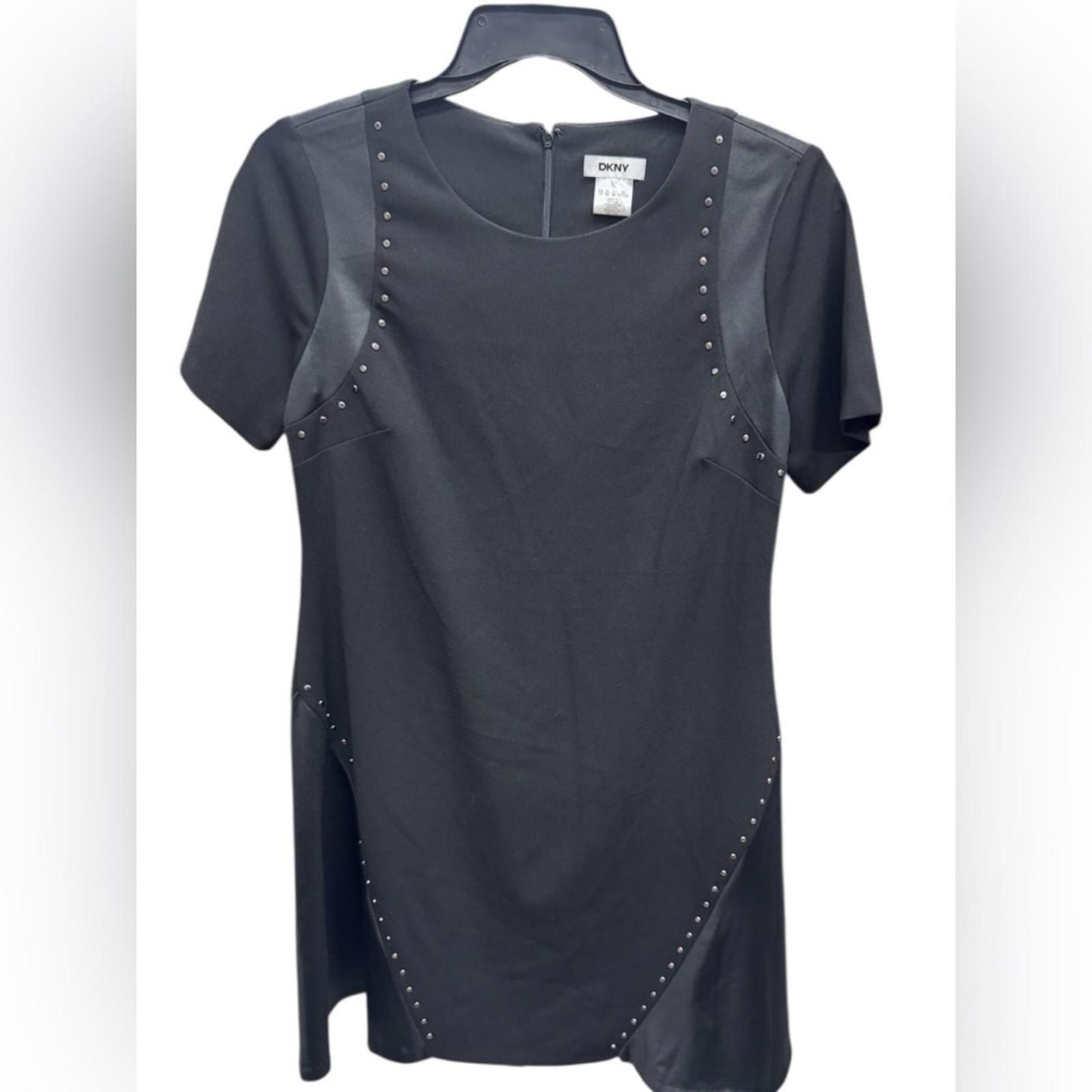 DKNY Black Studded Mini Dress