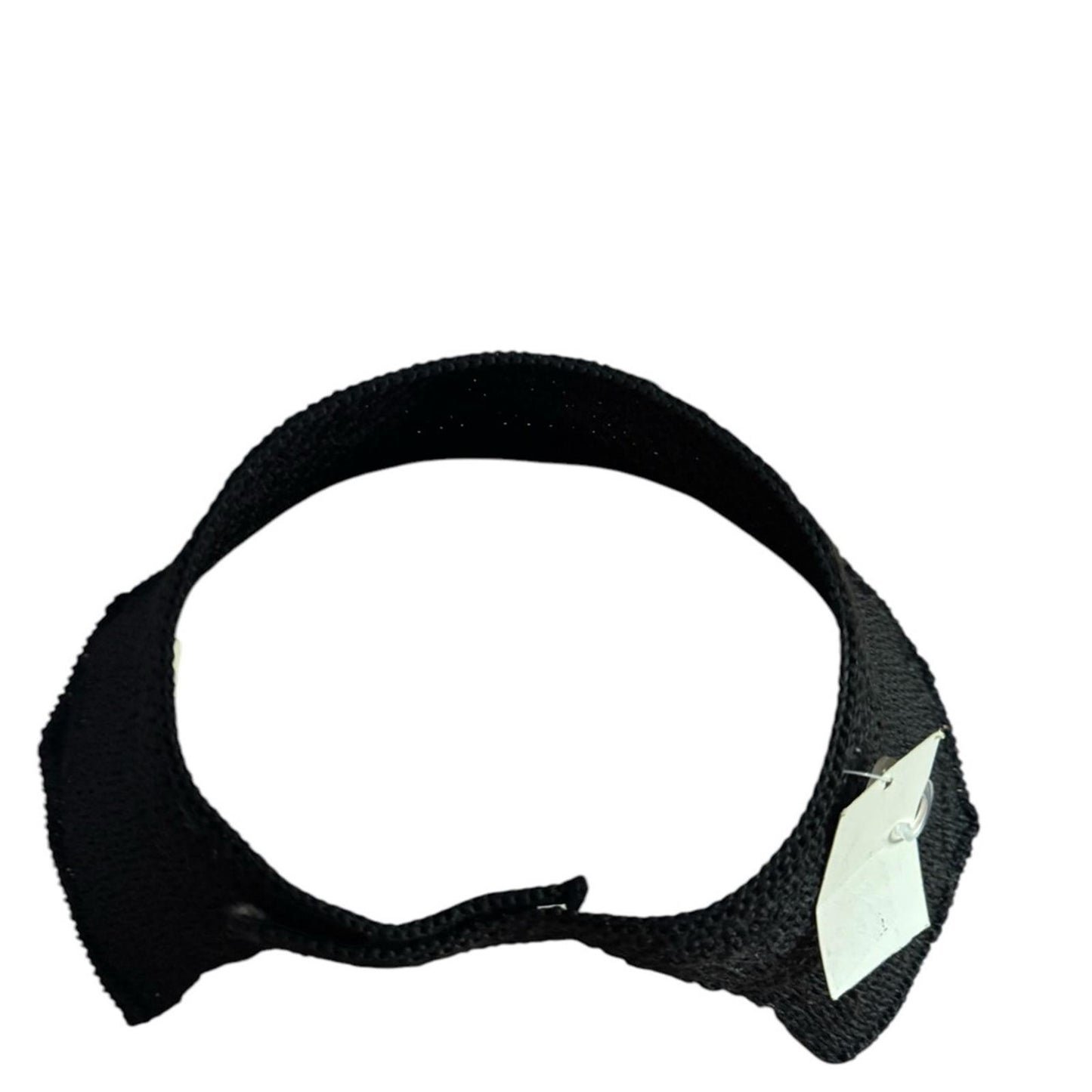 Lulla Collection Women’s Stackable Visor – Elegant Black Knit Sun Hat