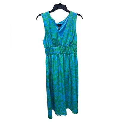 Adrianna Papell Vibrant Blue Midi Dress
