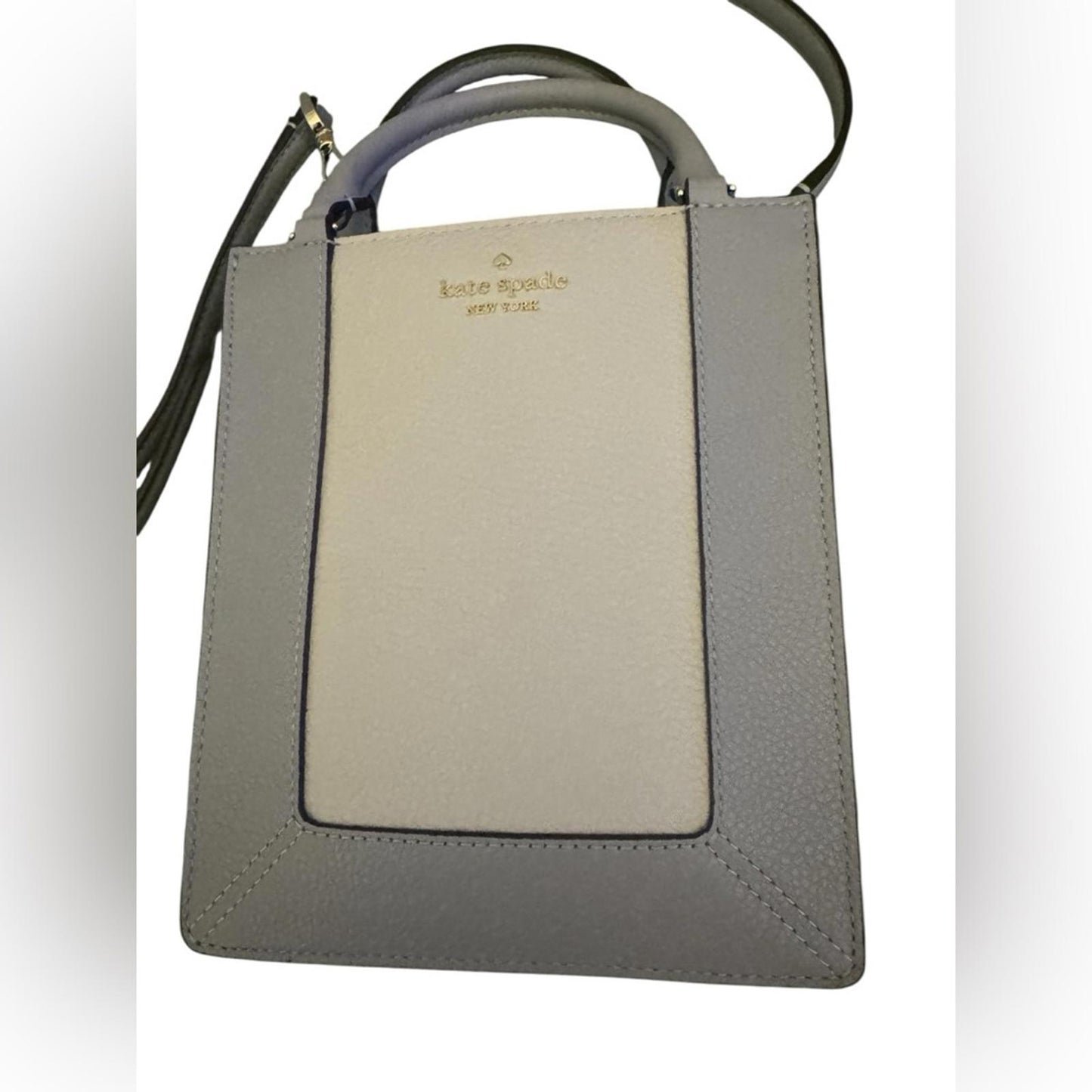 Women’s Pink & Gray Colorblock Mini Tote Crossbody Bag