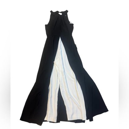 Adrianna Papell Black and White Jumpsuit