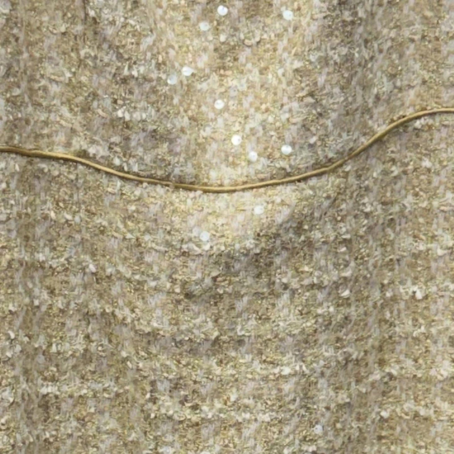 Adrianna Papell Gold Sleeveless Maxi Dress