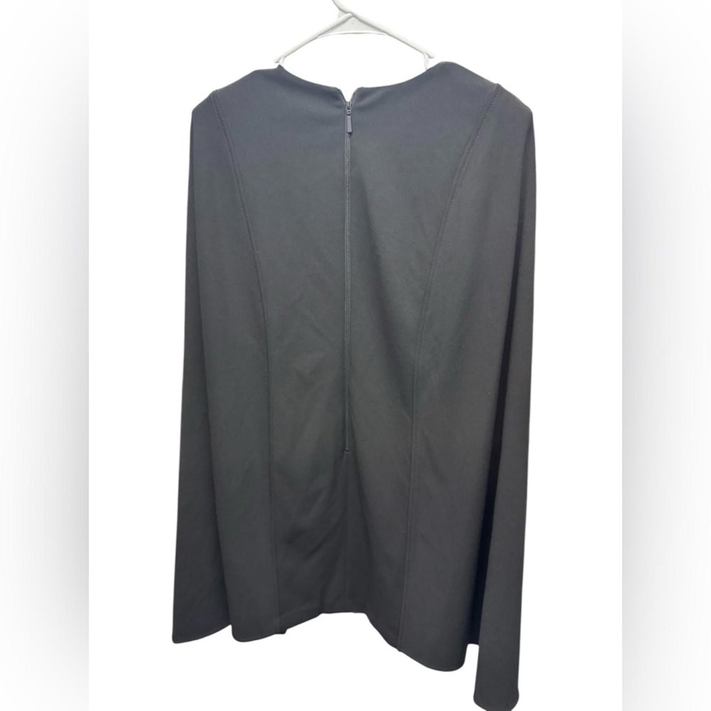 Calvin Klein Black Mini Cape Dress
