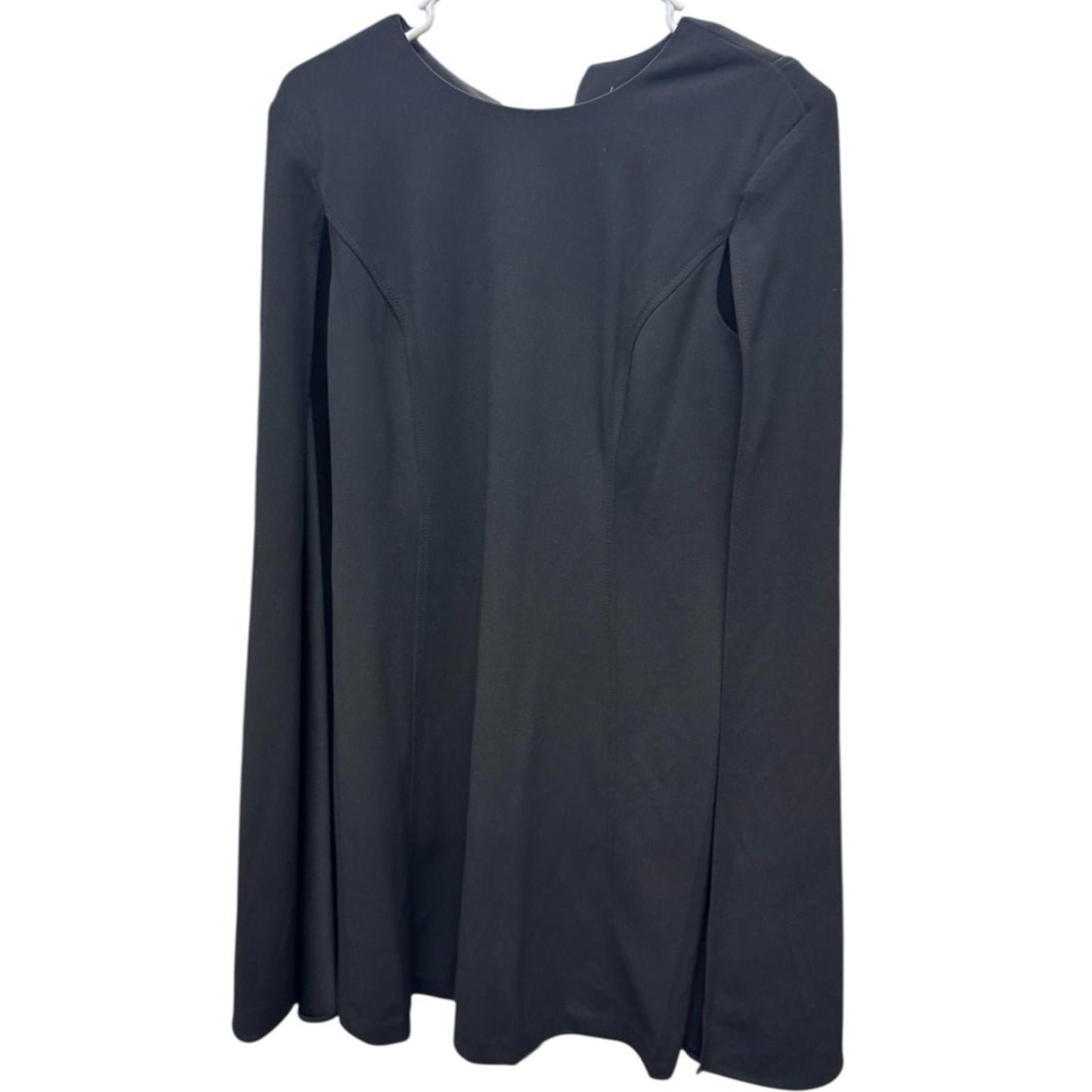 Calvin Klein Black Mini Cape Dress
