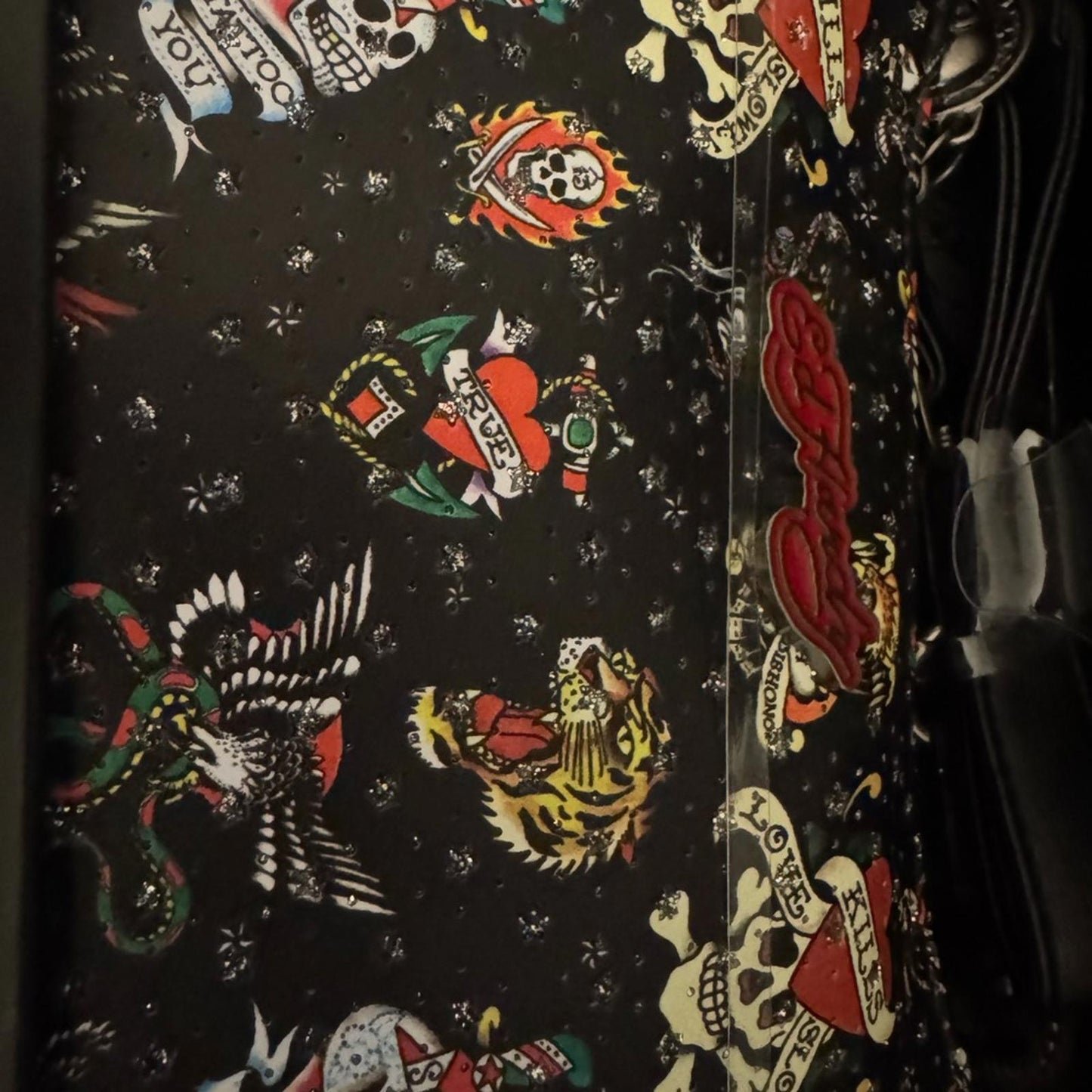 Ed Hardy Convertible Wristlet & Key Ring