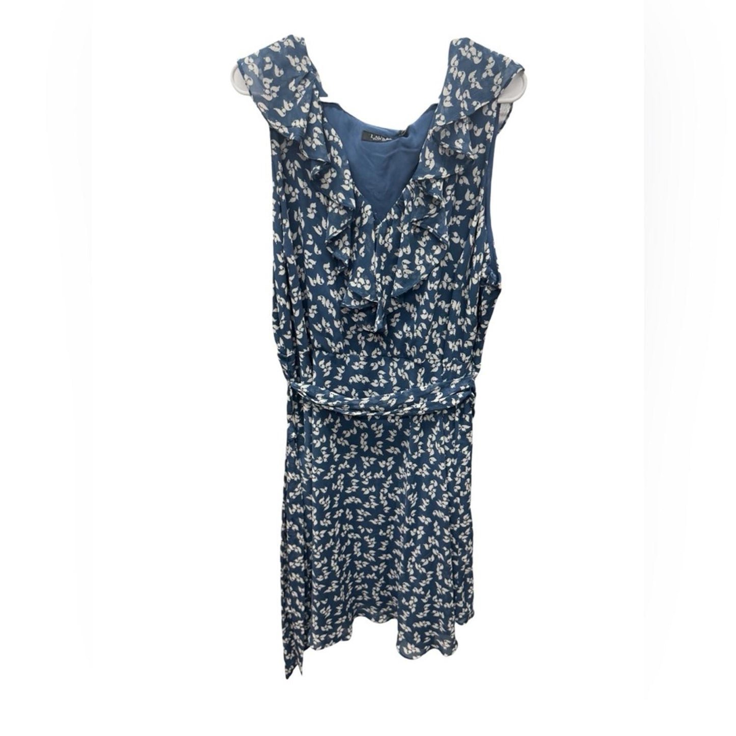 Lauren Ralph Lauren Blue Floral Midi Dress