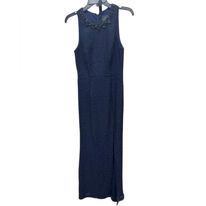 Adrianna Papell Navy Maxi Dress