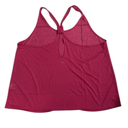 Ideology Women's Pink razor tie back Tank Top