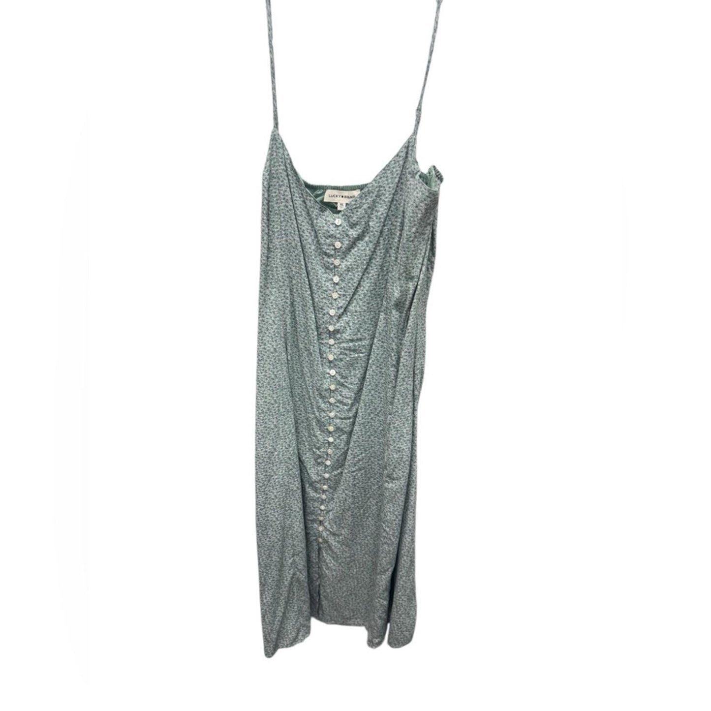 Lucky Brand Sage Green Midi Dress