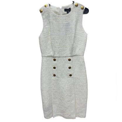 Donna Karan Midi Dress with Gold Accents