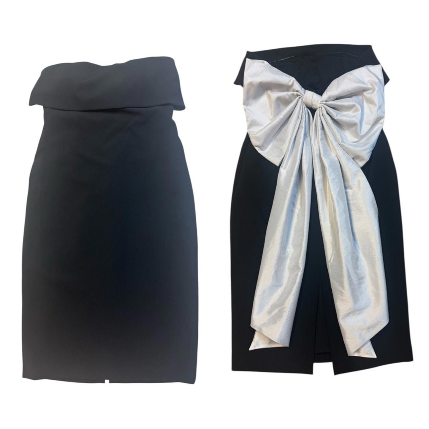 Donna Karan Black Strapless Dress