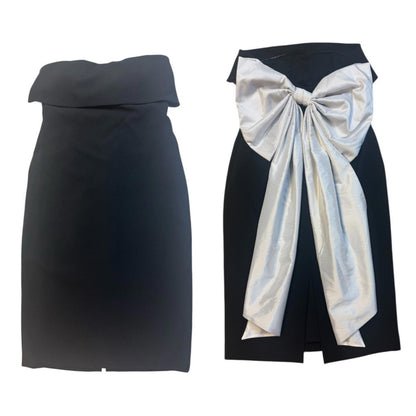 Donna Karan Black Strapless Dress