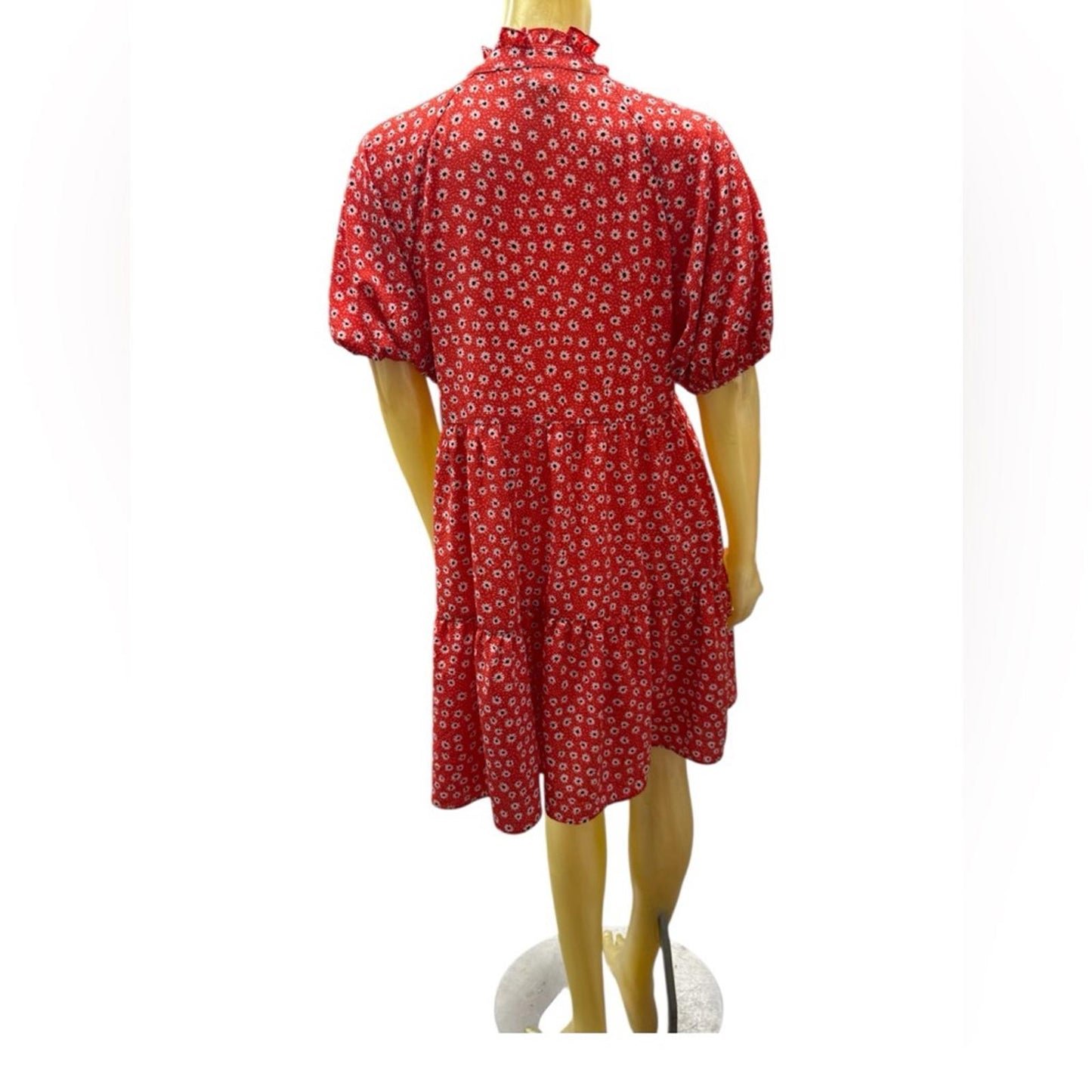 CeCe Red Daisy Dress
