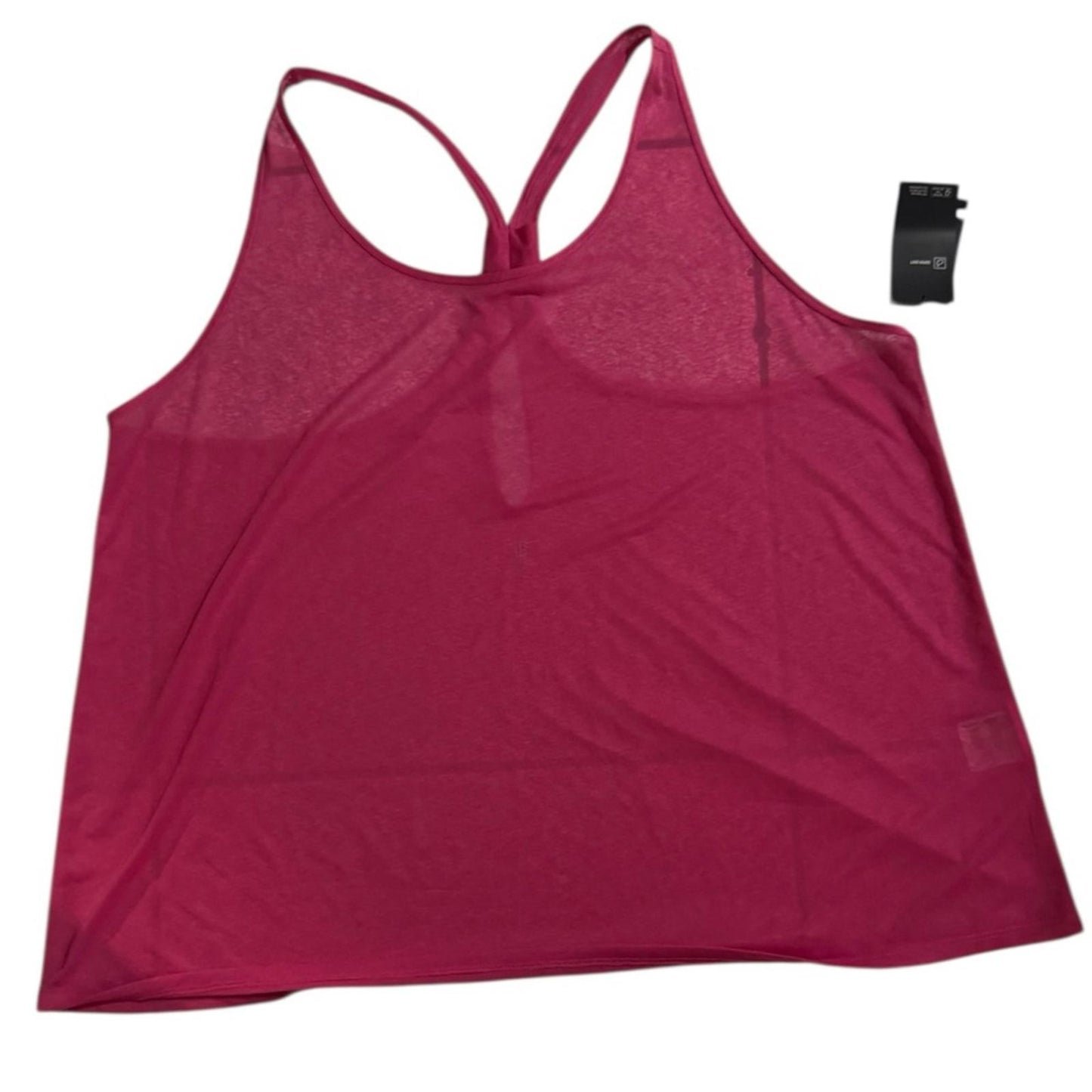 Ideology Women's Pink razor tie back Tank Top