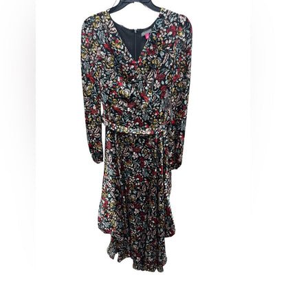 Vince Camuto Multicolor Long Sleeve Dress