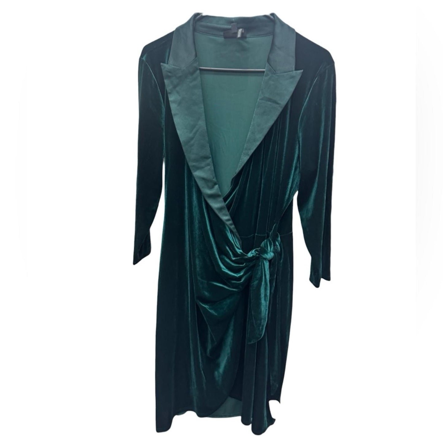 Halston Heritage Deep Green Long Sleeve Dress