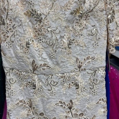 Eliza J Lace Dress in Cream