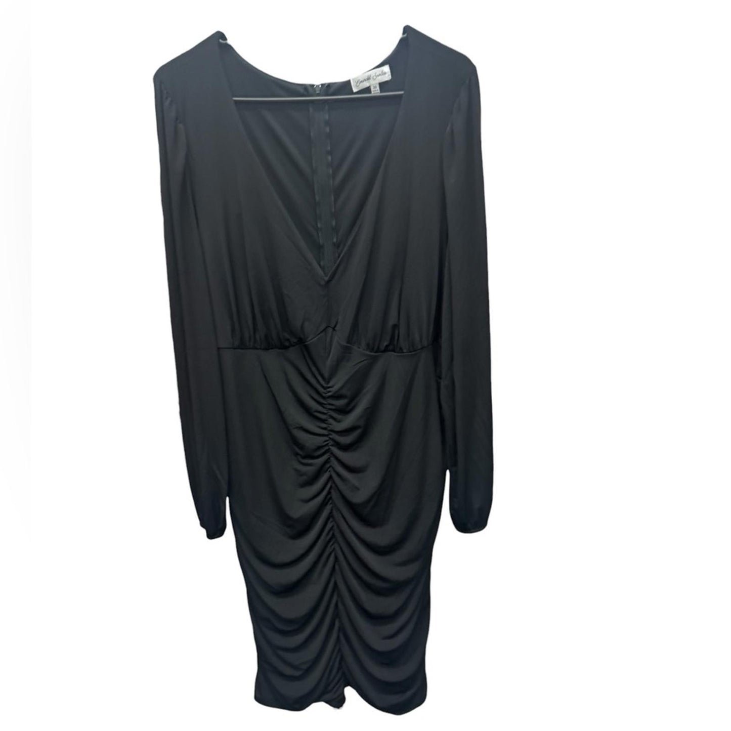 Emerald Sundae Black Long Sleeve Dress