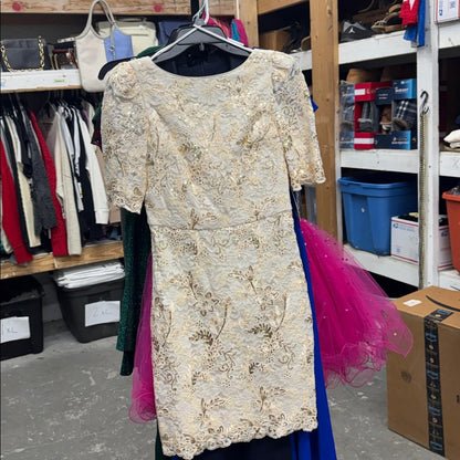 Eliza J Lace Dress in Cream