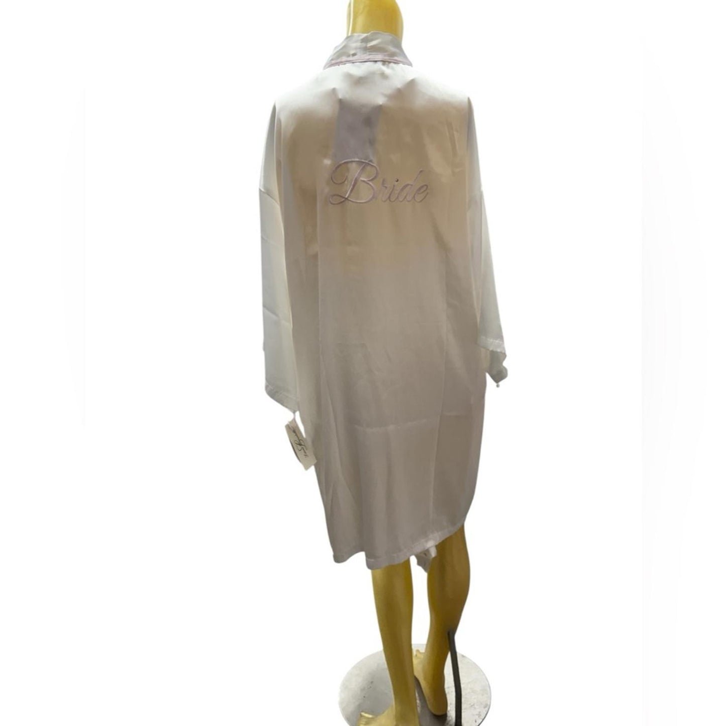 Linea Donatella Elegant Bride White Satin Sleepwear 3 PC SET