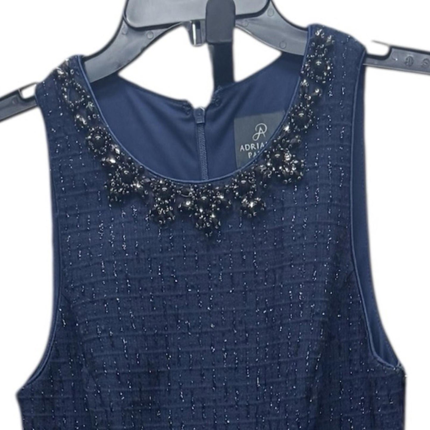 Adrianna Papell Navy Maxi Dress