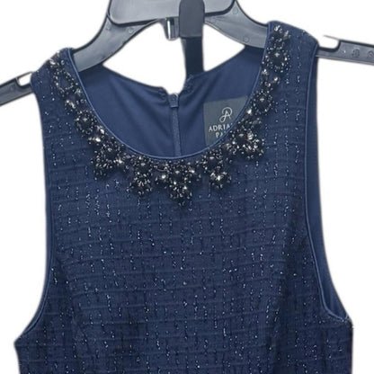 Adrianna Papell Navy Maxi Dress